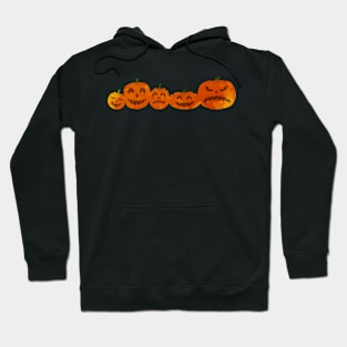 Pumpkins Inspired Silhouette Hoodie